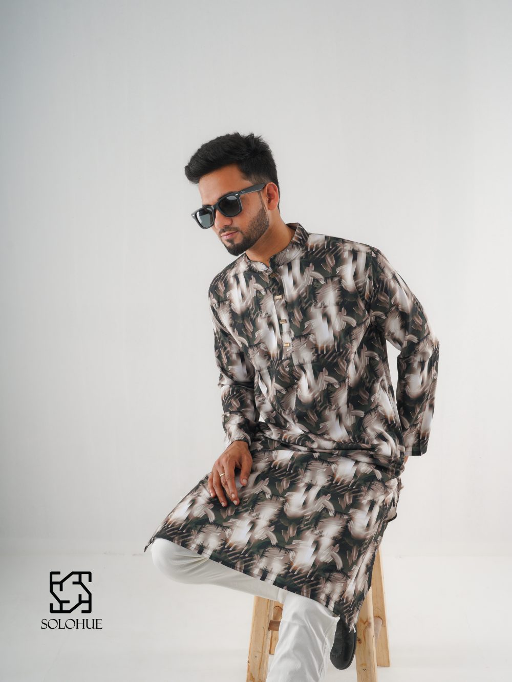 Classic printed kurta