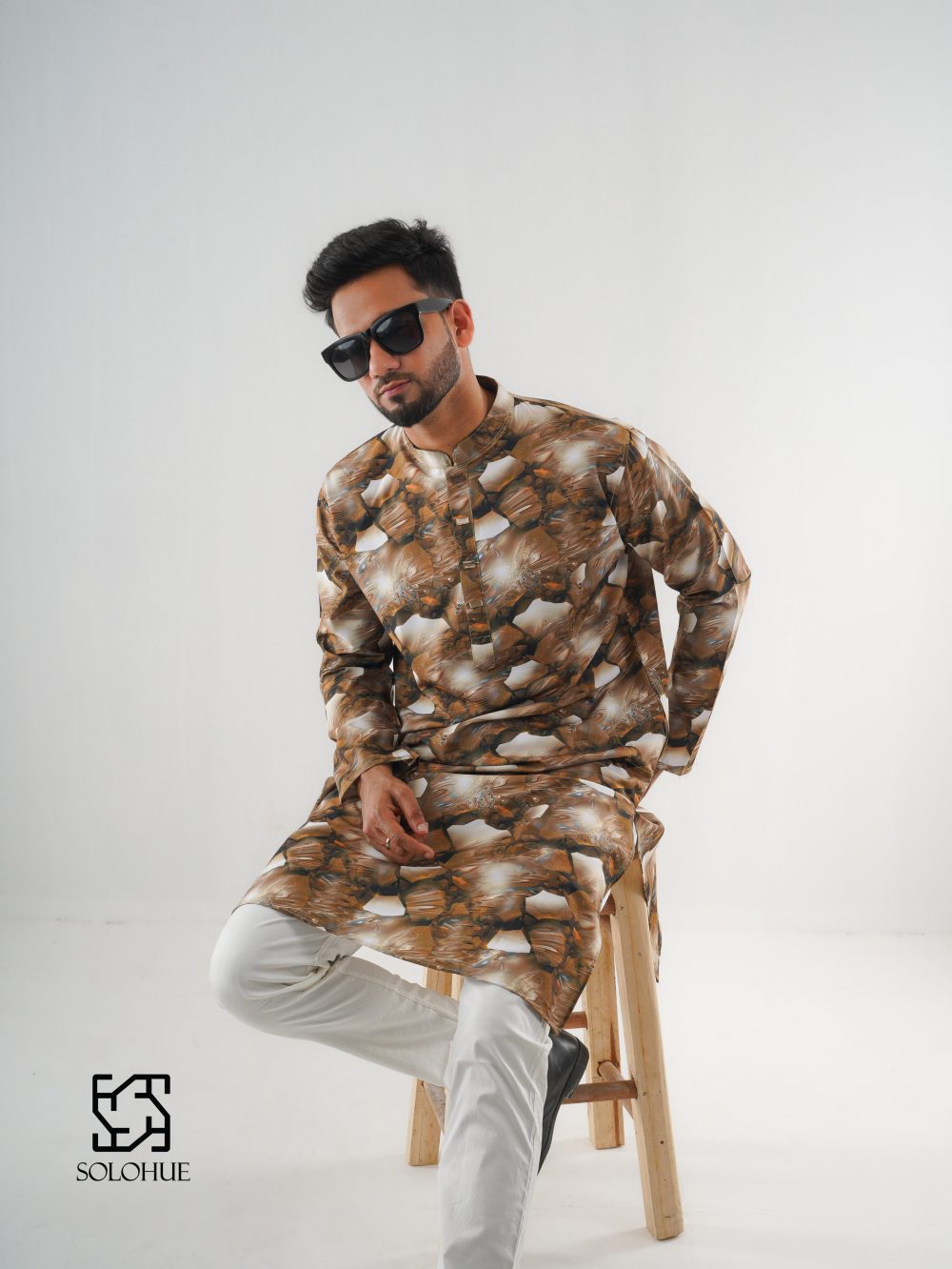 Classic printed kurta